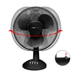 Table fan 30cm Clatronic VL 3602 Black