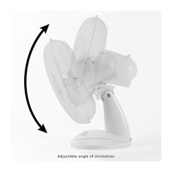 Ventilateur de table 30cm Clatronic VL 3602 Blanc