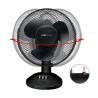 Ventilateur de table 23cm Clatronic VL 3601 Noir