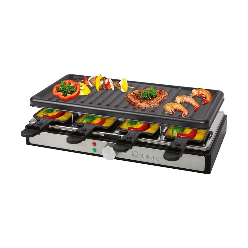 Raclette grill 8 persons Clatronic RG 3757 Black