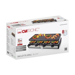 Raclette gril 8 personnes Clatronic RG 3757 Noir