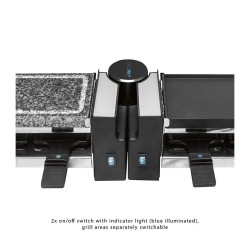 Raclette grill with hot stone for 8 people Clatronic RG 3678 Black