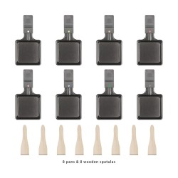 Raclette grill 2in1 8 people Clatronic RG 3518 Black