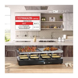 Raclette grill 2in1 8 people Clatronic RG 3518 Black