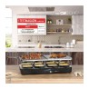 Raclette gril 2en1 8 personnes Clatronic RG 3518 Noir