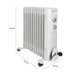 Radiateur bain d'huile 11R 2300W Clatronic Clatronic RA 3737 Blanc