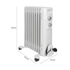 9R 2000W oil bath radiator Clatronic RA 3736 White