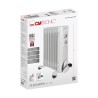 9R 2000W oil bath radiator Clatronic RA 3736 White