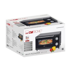 Mini four à pizza 12L Clatronic MPO 3520 Noir