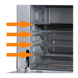 Multifunction oven 30L Clatronic MBG 3728 Black