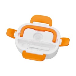 Electrically heated lunch box 220V Clatronic LB 3719 White/orange