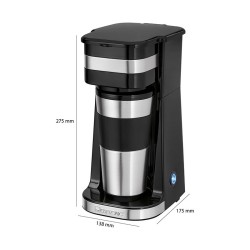 Cafetière 1 tasse isotherme Clatronic KA 3733