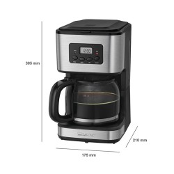 Cafetière 12-14 tasses 1,5L Clatronic KA 3642 Noir