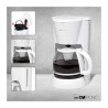 Coffee maker 12-14 cups 1.5L Clatronic KA 3473 White