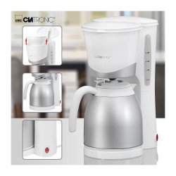 Thermos coffee maker 8-10 cups 1L Clatronic KA 3327 White