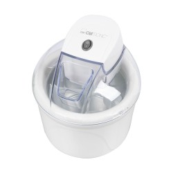 Clatronic ICM 3764 White two-compartment duo ice cream maker/sorbet maker