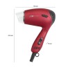 Sèche-cheveux 1200W Clatronic HTD 3429 Rouge
