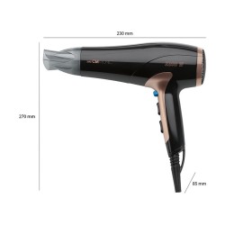 Hair dryer 2200W Clatronic HT 3661 Black/copper