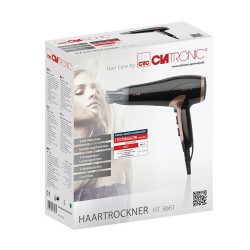 Séche-cheveux 2200W Clatronic HT 3661 Noir/cuivre