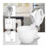 Clatronic HMS 2739 White 2-in-1 blender set