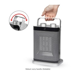 Clatronic HL 3631 Silver ceramic PTC auxiliary heater