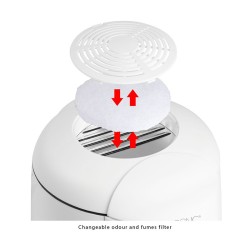 Friteuse et fondue pour 6 personnes 1L Clatronic FFR 2916 Blanc