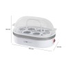 Cuiseur à oeufs Clatronic EK 3497 Blanc/silver
