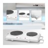 Double hot plate 2500W Clatronic DKP 3583 White