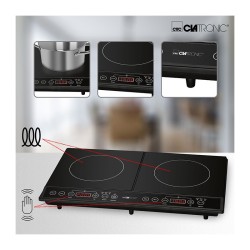 Clatronic DKI 3609 double induction hotplate Black