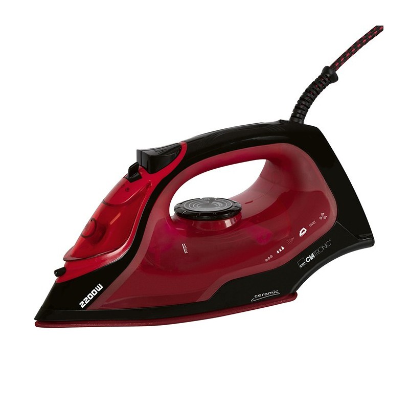 Steam iron with 7 functions 2200W Clatronic DB 3752 Black/red
