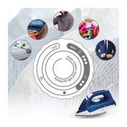 2200W steam iron Clatronic DB 3704 White/blue