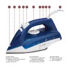 2200W steam iron Clatronic DB 3704 White/blue
