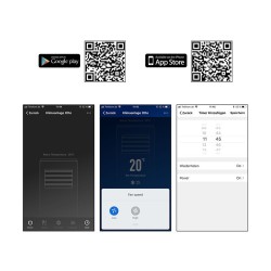 Climatiseur Mobile 12000 BTU avec WIFI Clatronic CL 3750 Blanc