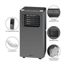 Climatiseur Mobile 8000 BTU Clatronic CL 3672 Noir