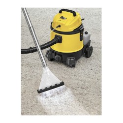 Aspirateur eau et poussière avec fonction shampoing Clatronic BSS 1309 Jaune/noir