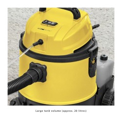Clatronic BSS 1309 wet/dry hoover with shampoo function Yellow/black