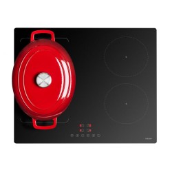 Plaque cuisson induction vitrocéramique 4 Zones Boost tactile Noir Bomann EBKI7944-Noir