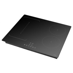Plaque cuisson induction vitrocéramique 4 Zones Boost tactile Noir Bomann EBKI7944-Noir
