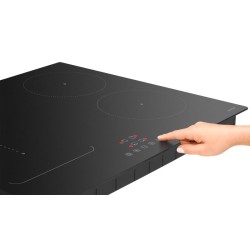 Plaque cuisson induction vitrocéramique 4 Zones Boost tactile Noir Bomann EBKI7944-Noir