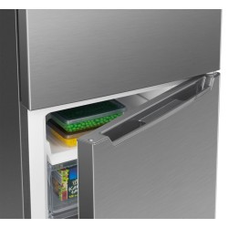 Réfrigérateur congélateur 262L Classe C Inox KG7369-Inox
