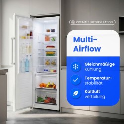 Réfrigérateur 359L Classe D No frost Blanc Bomann VS7372-Blanc