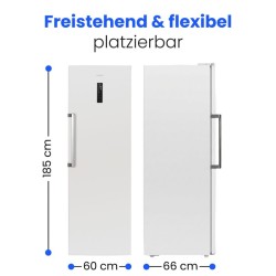 Réfrigérateur 359L Classe D No frost Blanc Bomann VS7372-Blanc