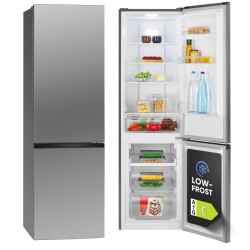 Réfrigérateur congélateur 253L Classe C No Frost Inox Bomann KG7370-Inox