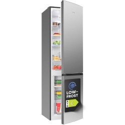 Réfrigérateur congélateur 253L Classe C No Frost Inox Bomann KG7370-Inox