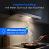 Hotte Aspirante LED 60cm Classe A Inox Bomann DU7613-Inox