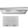 Hotte Aspirante LED 60cm Classe A Inox Bomann DU7613-Inox