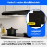 copy of  Hotte Aspirante LED 60cm Classe A Inox Bomann DU7613-Inox