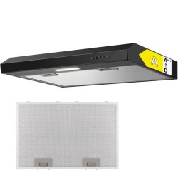 Hotte Aspirante LED 60cm Classe A Noir Bomann DU7613-Noir
