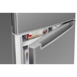 Réfrigérateur Congélateur 173L Classe E 4 étoiles Inox Bomann KG320-3-Inox