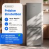 Réfrigérateur Congélateur 173L Classe E 4 étoiles Inox Bomann KG320-3-Inox